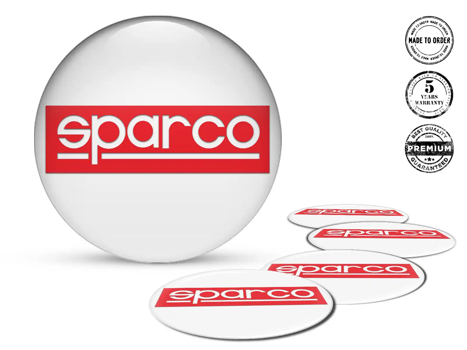 Sparco Aufkleber Dome Stil Individuelle Rennsportembleme